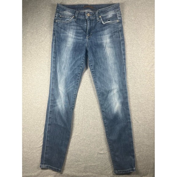 Joes Jeans W 26 Womens Skinny Ankle Stretch Mid Rise Dark Wash Denim - Picture 4 of 9